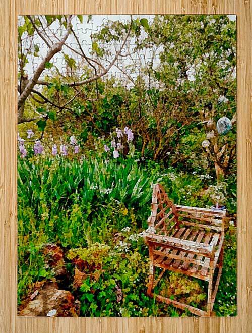The Seat Among the Iris Puzzle by Dorothy Berry-Lound