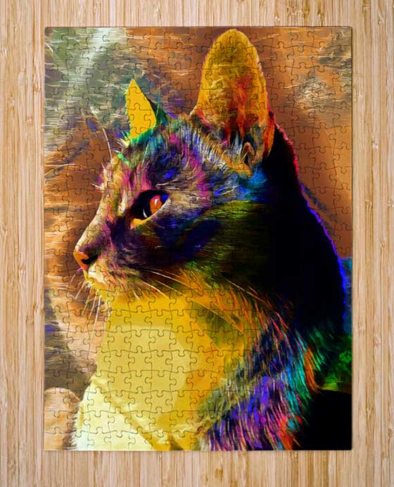 Cat Spirit Guide Jigsaw Puzzle by Dorothy Berry-Lound