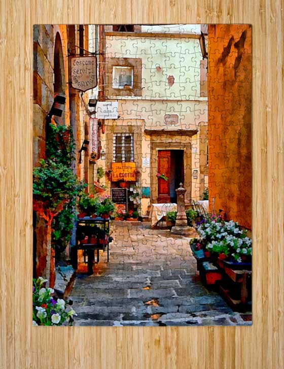 The Cortana Courtyard Jigsaw by Dorothy Berry-Lound