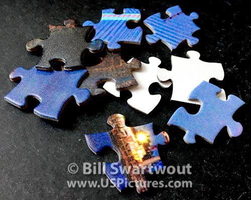 Indian River Bridge Jigsaw Puzzle Pieces Few