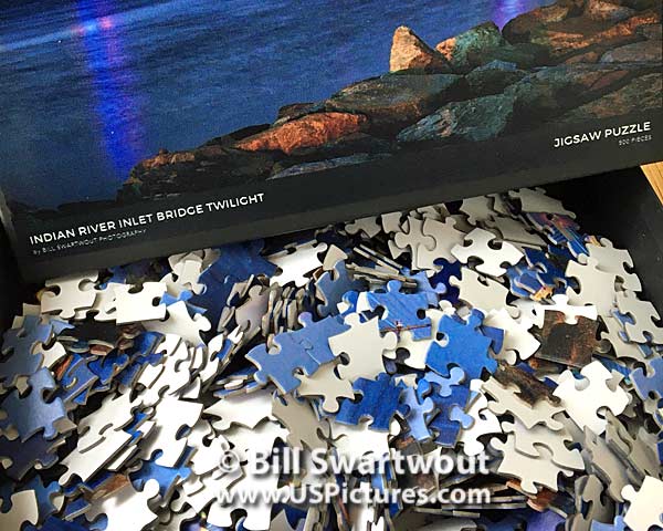 Indian River Bridge Jigsaw Puzzle Pieces 500